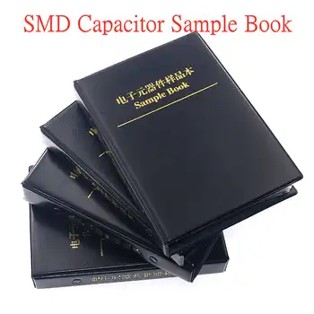 0402 0603 0805 1206 SMD SMT Chip Çok Katmanlı Seramik Kondansatör Örnek Kitap Çeşitli Kiti paketi