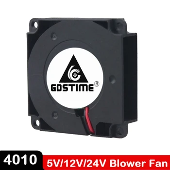 1 ADET Gdstime 4 cm 40mm 3D Yazıcı hava fanı 5 V 12 V 24 V 40x40x10mm 4010 hava Yazıcı Soğutma DC Turbo hava fanı Radyal Fanlar