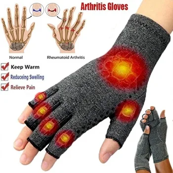 1 Pairs Kış Artrit Eldiven dokunmatik ekran eldiveni Anti Artrit Terapi Sıkıştırma Eldiven ve Ağrısı Ağrı Eklem Kabartma Sıcak