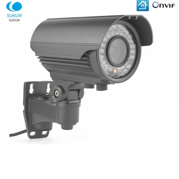 1080P Bullet IP Kamera Açık Su Geçirmez CCTV 4X Manuel Zoom 2.8-12mm lens HD Güvenlik IP Kamera POE 2MP