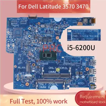 14291-1 Dell Latitude 3570 3470 İçin Laptop Anakart 0YKP8M 0P5M6K 0VWFGF 056VN2 51VP4 I3 I5 I7 DDR3L Dizüstü Anakart