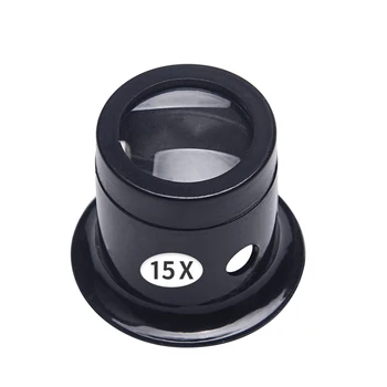 15X Kuyumcu İzle Aracı Büyüteç Monoküler Büyüteç Lens Büyüteç göz büyüteci Lens tamir kiti Aracı
