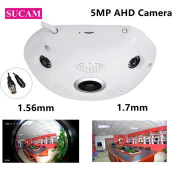 2MP 5MP AHD Güvenlik güvenlik kamerası Geniş Açı 180 360 Derece Ev Video Gözetim Dome Panoramik Kızılötesi Analog Kamera OSD