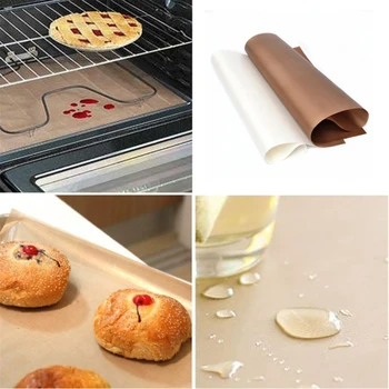 30x40cm İsıya dayanıklı ızgara tepsisi yapışmaz Yeniden Kullanılabilir Pişirme Mat Pişirme Tepsisi Kağıt Pedi Fırın Oilpaper Açık BARBEKÜ İçin