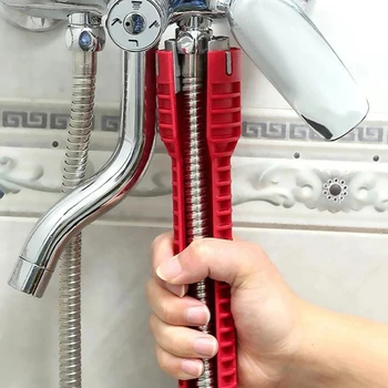 8 İn 1 kaymaz Mutfak Tamir Sıhhi Tesisat Aracı Kanal Anahtarı lavabo musluğu Anahtar sıhhı tesisat borusu Anahtarı Banyo Anahtarları Aracı Setleri