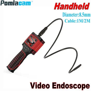 99D2 Dia 8.5 mm El Video Endoskop 1 M 2 M kablo Borescope kamera 2.3 
