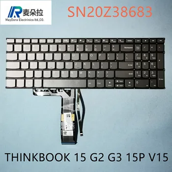ABD IND Arkadan Aydınlatmalı Laptop klavye için LENOVO THİNKBOOK 15 G2 G3 15P V340-15 v6-15IIL V15 S15 V350-15 Serisi GRİ SN20Z3863