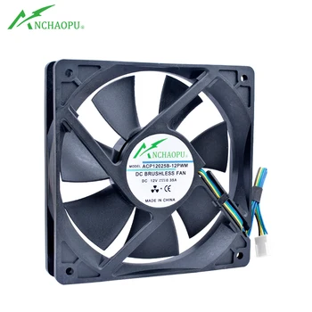 ACP12025B-12PWM 12cm 120mm fan 120x120x25mm DC12V 0.35 A 4 satır Çift bilyalı rulman 4pin soğutma fanı şasi CPU
