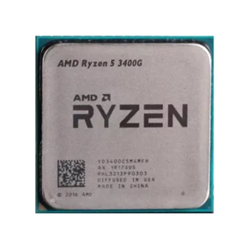 AMD Ryzen 5 2400G R5 2400G 3.6 GHz Dört Çekirdekli Sekiz İplik 65W CPU işlemci YD2400C5M4MFB Soket AM4