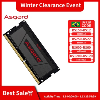 Asgard Memoria RAM DDR4 RAM 8 GB 16 GB 2666 3200 MHz Sodımm Laptop için Memoria RAM DDR4 1.2 V Dizüstü RAM