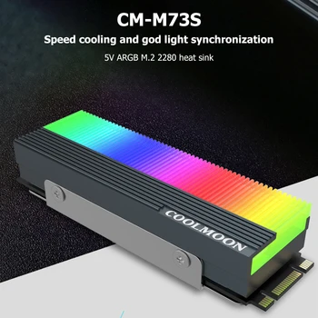 CM-M7S M. 2 ARGB SSD Soğutucu Soğutucu 2280 Katı Hal Sürücü Radyatör Pedi CM-M73S katı hal diski Radyatör