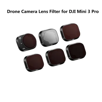Drone Kamera Lens Filtre DJI Mini 3 Pro MCUV CPL ND 8 16 32 64 Polarize Lens filtre kiti Koruyucu Drone Aksesuar