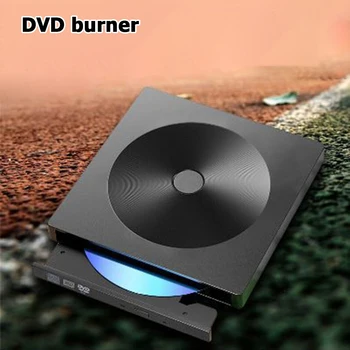 DVD ROM Portatil Lector DVD Externo Ultra Ince Harici Optik Sürücü USB 3.0 USB Tipi C CD DVD ROM Burner için PC