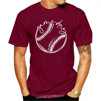 Erkek Giyim Oyun Günü Beyzbol Yaşam T Shirt Softbol Yaşam Tshirt %100 % Pamuk Rahat Yüksek Kaliteli Premium Tee Üstleri Damla Shi
