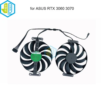 Grafik Kartları GPU Soğutma Fanı Soğutucu RTX3070 3060Ti ASUS Çift GeForce RTX 3060 Ti 3070 V2 T129215SU 12V 0.5 A 6Pin Radyatör