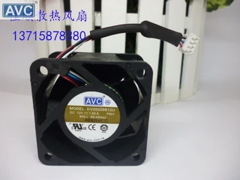 Için AVC DV05028B12U 5028 50mm 5cm DC 12V 1.65 A 4 telli sunucu invertör pwm soğutma fanı