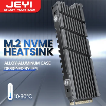 JEYI Soğutucu II 2280 SSD Soğutucu M. 2 NVME Radyatör Magnezyum Alüminyum Alaşımlı PC Verimli Radyatör Termal Silikon ped