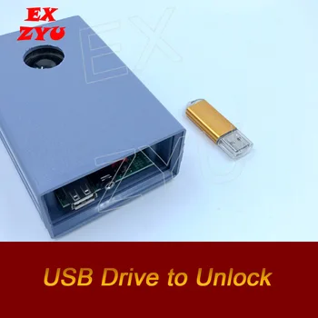 Kaçış odası sahne USB sürücüsü Prop koymak bu özel USB SÜRÜCÜSÜ içine USB sürücüsü arayüzü kilidini kaçış oyunu EX ZYU