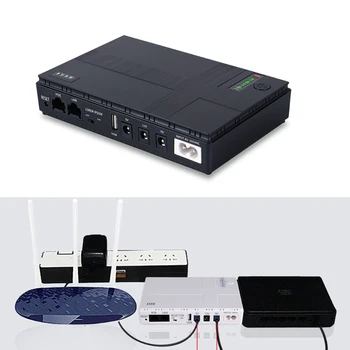 Kesintisiz Güç Kaynağı Dc 5V, 9V, 12V Mini UPS pili Yedekleme Büyük Kapasiteli CCTV ve Modem Ekipmanları