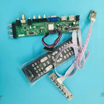 Kiti LP156WH3-TLA1 / LP156WH3-TLA2 Sinyal denetleyici kurulu 1366X768 VGA LED HDMI dijital WLED 40pin TV LVDS USB AV DVB-T uzaktan