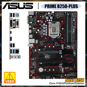 LGA 1151 Anakart ASUS Anakart PRIME B250-Plus kullanır Intel B250 yonga seti DDR4 64G PCI-E 3.0 2 x M. 2 6x SATA III Çekirdek i7 i5 i3