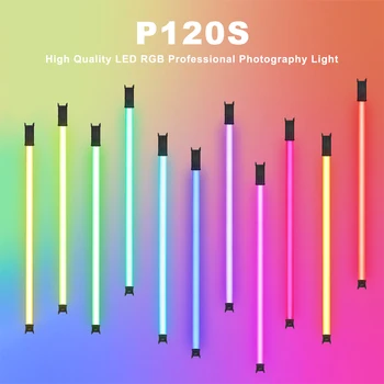 LUXCEO P120S APP ve DMX Kontrol ışığı RGB Tüp Sopa CRI95 + 2000 ~ 10000K 3000LM 30W Fotoğraf Video ışığı Stüdyo Filmi Sahne