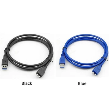 Marka Yeni 30cm USB 3.0 Kabloları Kablosu Parçaları Seagate Backup Plus Slim harici sabit disk (Siyah, Mavi)