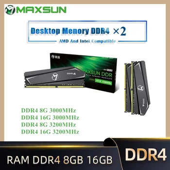 MAXSUN RAM DDR4 8 GB 16 GB Bellek 3200 MHz Ömür Boyu Garanti Memoria Rams DDR4 1.2 V 288Pin Arabirim Tipi Masaüstü Dımm