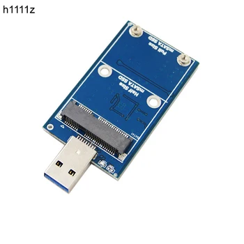 mSATA USB 3.0 adaptör panosu Harici SSD PCBA Dönüştürücü Genişletme Kartı Harici katı hal diski Desteği 30*30 30*50 mSATA SSD'nin