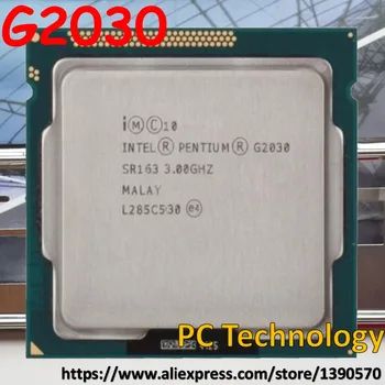 Orijinal Intel Pentium Işlemci G2030 CPU 3.0 GHz SR163 3 M LGA1155 55 W masaüstü Çift Çekirdekli Ücretsiz nakliye