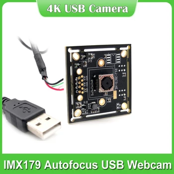 Otofokus 4 K 8MP USB Webcam Modülü HD CMOS IMX179 Mini 38 * 38mm Kurulu USB2. 0 Kamera MJPEG Windows Android Linux MAC için