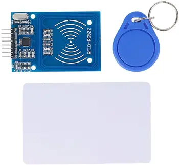 RFID Kiti-MF RC522 RF IC Kart Sensörü Modülü + S50 Boş Kart + Anahtarlık Arduino Ahududu Pi için