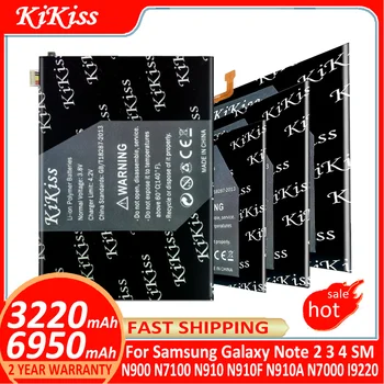 Samsung Galaxy Not 2 3 4 için SM N900 N7100 N910 N910F N910A N7000 I9220 Note2 Note3 Note4 Telefonu Pil B800BE EB595675LU