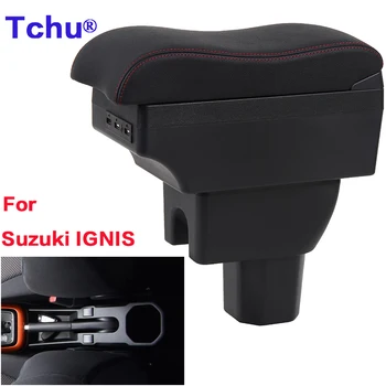 Suzuki IGNİS için kol dayama kutusu Suzuki Ignis İçin araba kol dayama kutusu Dahili modifikasyonu USB şarj Küllük Araba Aksesuarları