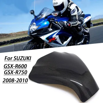 Suzukı için GSXR600 GSXR750 GSXR 600 750 2008 2009 2010 K8 Motosiklet Karbon fiber Yakıt Deposu Barınak korumak Karbon Fiber Kapak