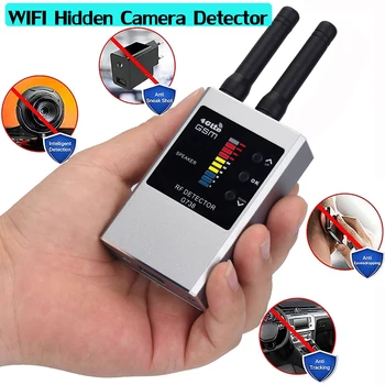 Taşınabilir Anti casus Gizli Kamera Dedektörü GPS Tracker GSM Hata wifi Sinyal Bulucu Cep Telefonları Banyo Kamera Casus Araçlar Algılama