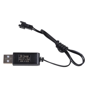 USB 7.2 V 250mA NiMH/NiCd Pil USB şarj aleti Paketleri SM 2P Elektrikli Oyuncak şarj aleti kablosu Güç adaptör kablosu W3JD