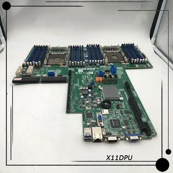 X11DPU İçin Supermicro sunucu ana kartı NVMe x4 Dahili Bağlantı Noktası Ölçeklenebilir İşlemciler LGA-3647 DDR4 PCI - E 3.0