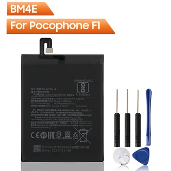 Xiao mi orijinal Yedek Telefon Pil BM4E Xiao mi Pocophone F1 BM4E Otantik şarj edilebilir pil 4000mAh