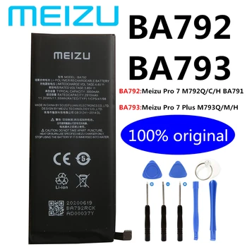 Yeni Orijinal BA793 BA792 BT53S Meizu Pro 7 Artı için M793Q M793M M793H / Pro 6 6S 7 M792H M792Q M792C BA791 Akıllı Telefon Pil