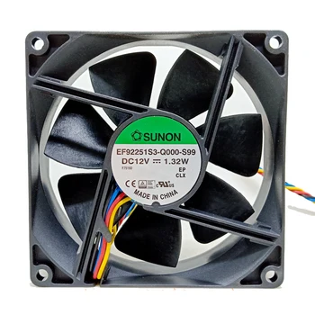 Yeni Sunon EF92251S3-Q000-S99 92mm 9225 92X92X25MM 12V 1.32 W sessiz fan bilgisayar kasası PWM sıcaklık kontrol fanı
