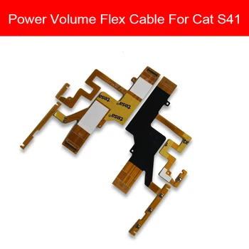 Yukarı / Aşağı Ses Flex Kablo İçin Kedi S41 Anahtarı On / off Güç Kontrol Düğmesi şerit kablo Kablo Yedek Yedek Onarım Parçaları
