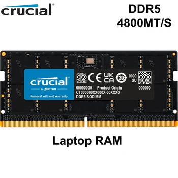 Önemli RAM DDR5 4800 MHz 16 GB 32 GB CL40 Dizüstü Bellek Orijinal 8G 16G 32G SODIMM